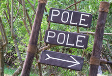 Pole Pole Sign